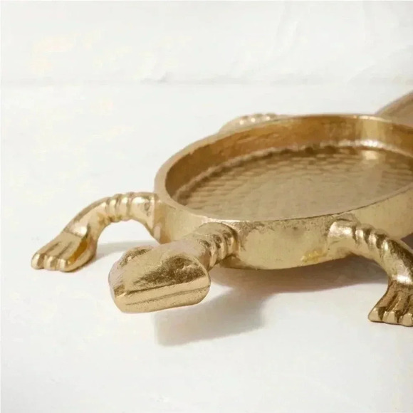 NWT OPALHOUSE + JUNGALOW METAL TURTLE DECORATIVE TRAY - Picture 3 of 6